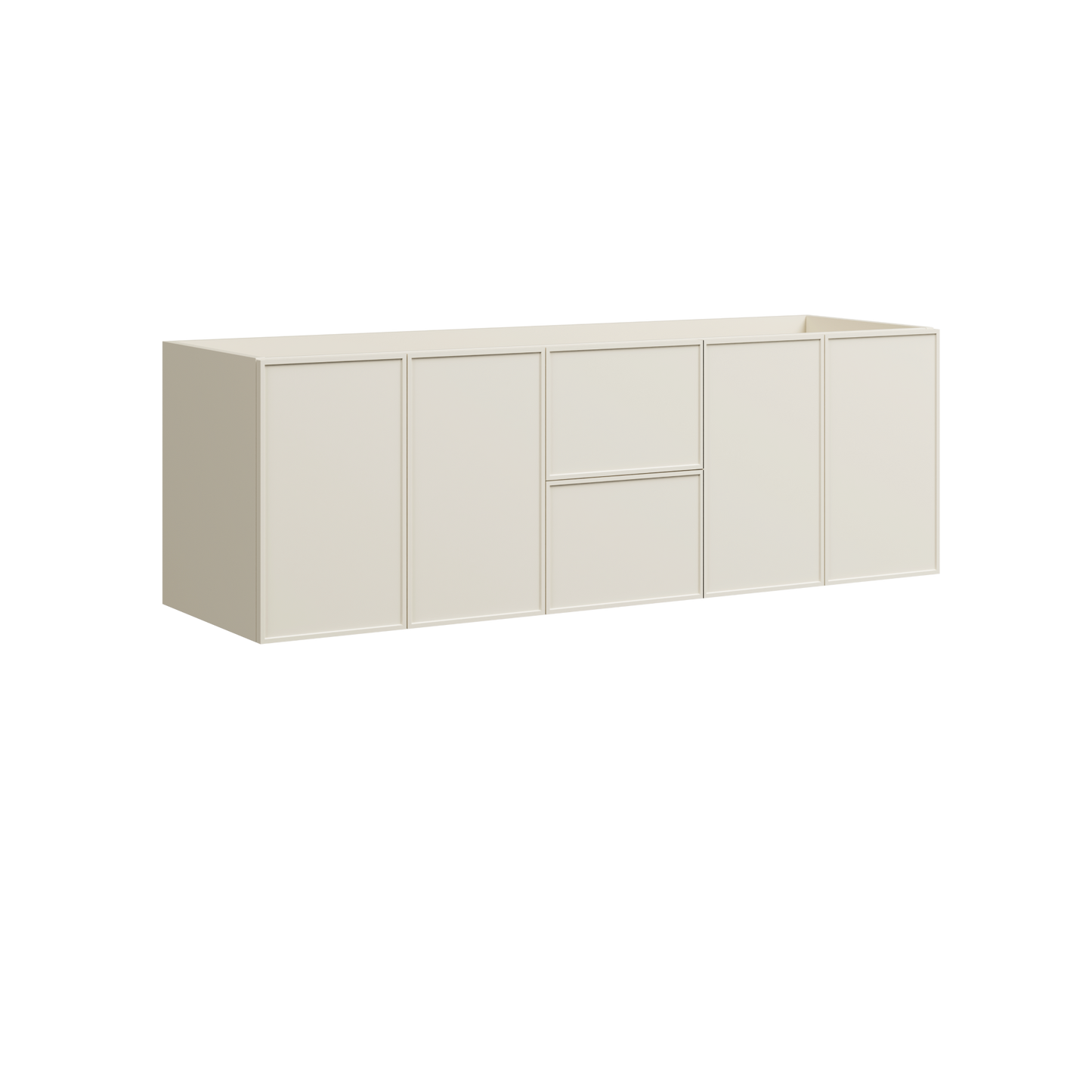 Natick Wall Mount Double Vanity 60 Inch