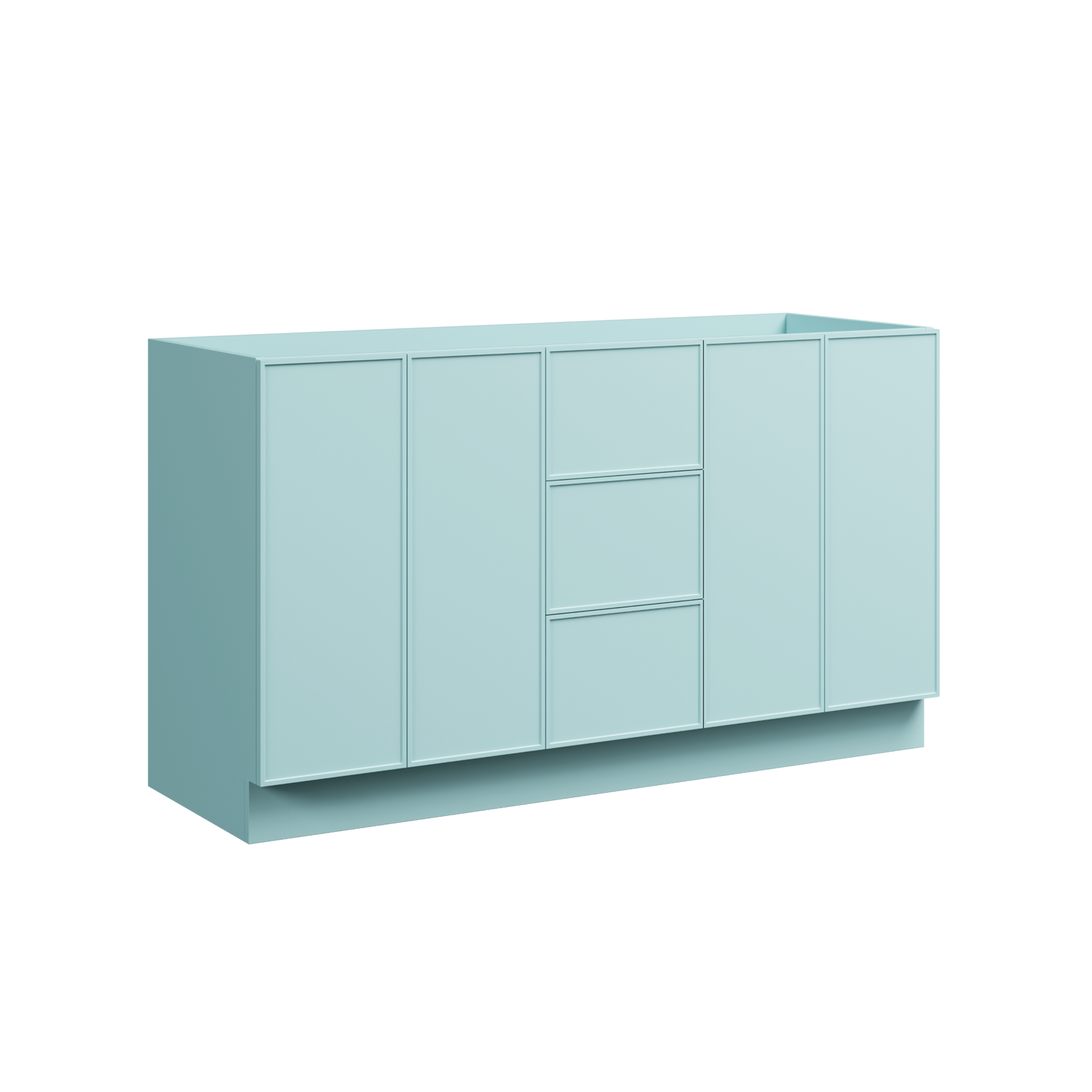 Natick Floor Standing Double Vanity 60 Inch