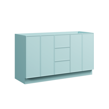 Natick Floor Standing Double Vanity 60 Inch