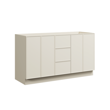Natick Floor Standing Double Vanity 60 Inch