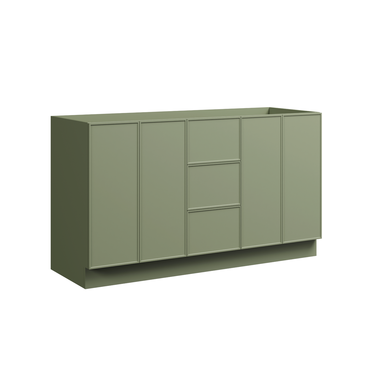 Natick Floor Standing Double Vanity 60 Inch