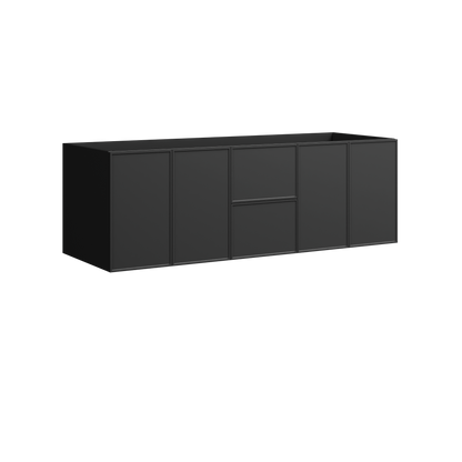 Natick Wall Mount Double Vanity 60 Inch