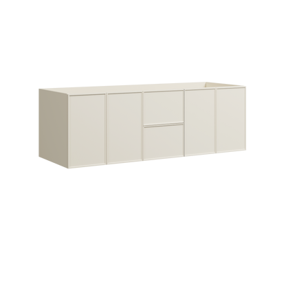 Natick Wall Mount Double Vanity 60 Inch