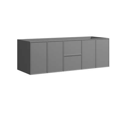Natick Wall Mount Double Vanity 60 Inch
