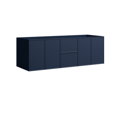 Natick Wall Mount Double Vanity 60 Inch