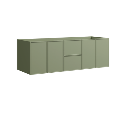 Natick Wall Mount Double Vanity 60 Inch
