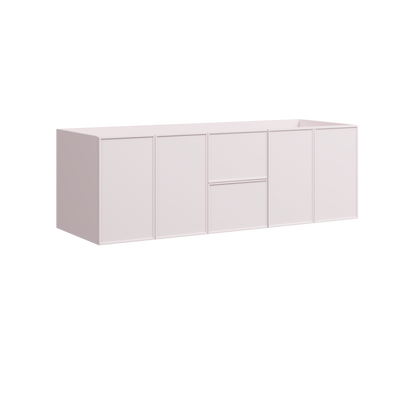 Natick Wall Mount Double Vanity 60 Inch