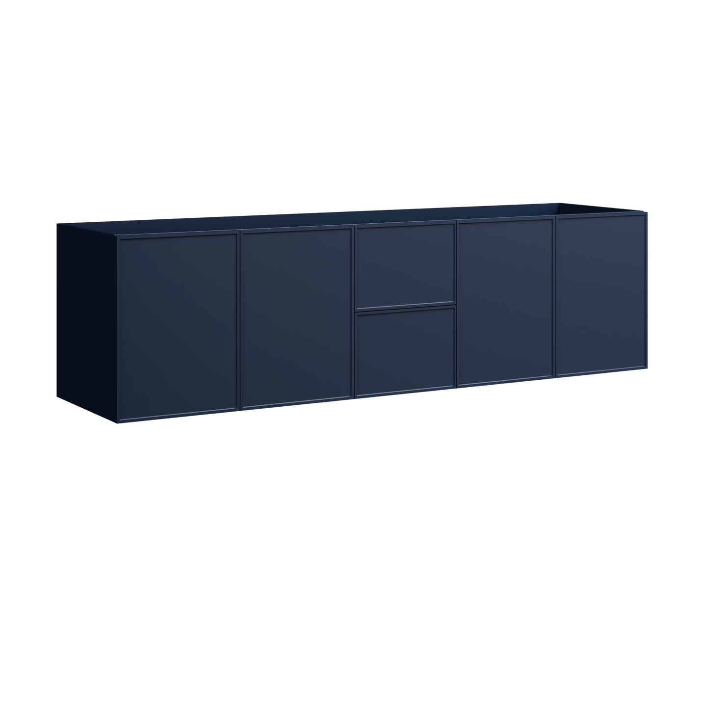 Natick Wall Mount Double Vanity 72 Inch