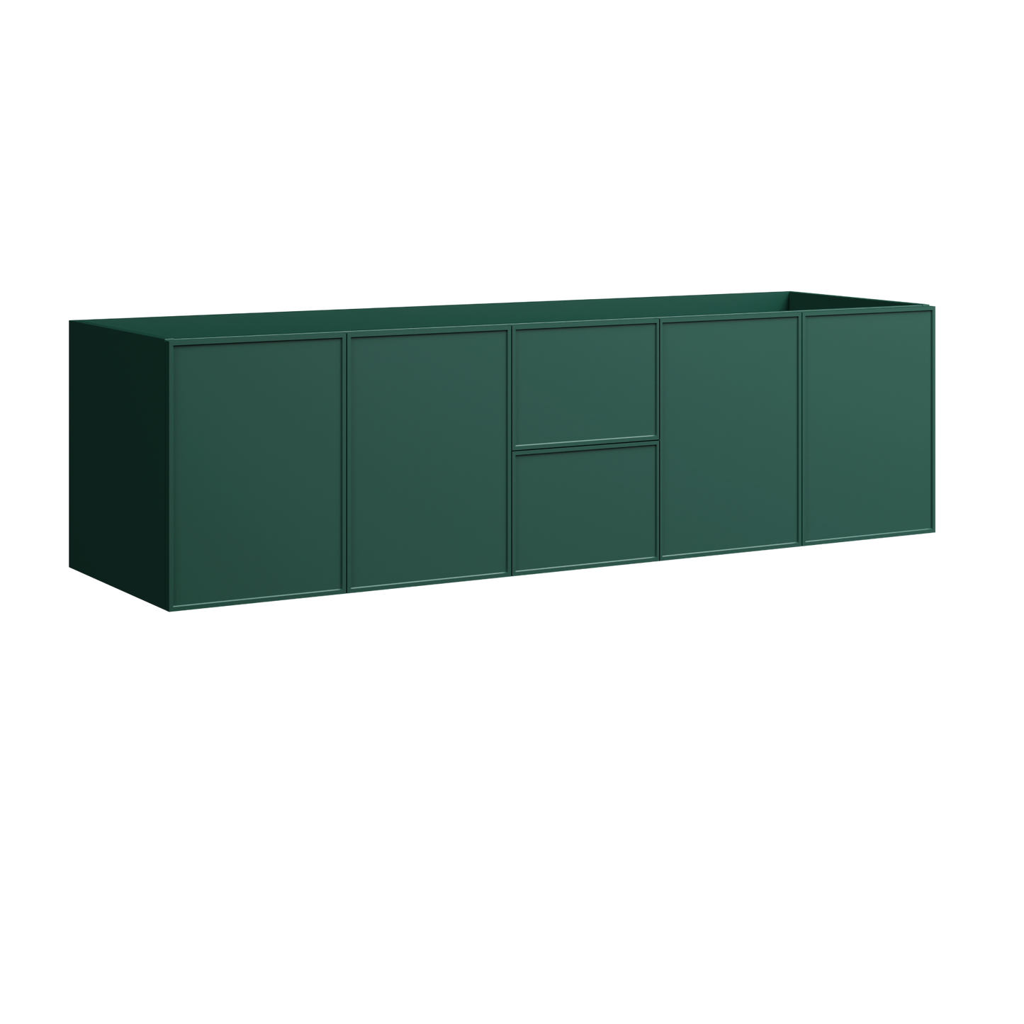 Natick Wall Mount Double Vanity 72 Inch
