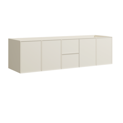 Natick Wall Mount Double Vanity 72 Inch