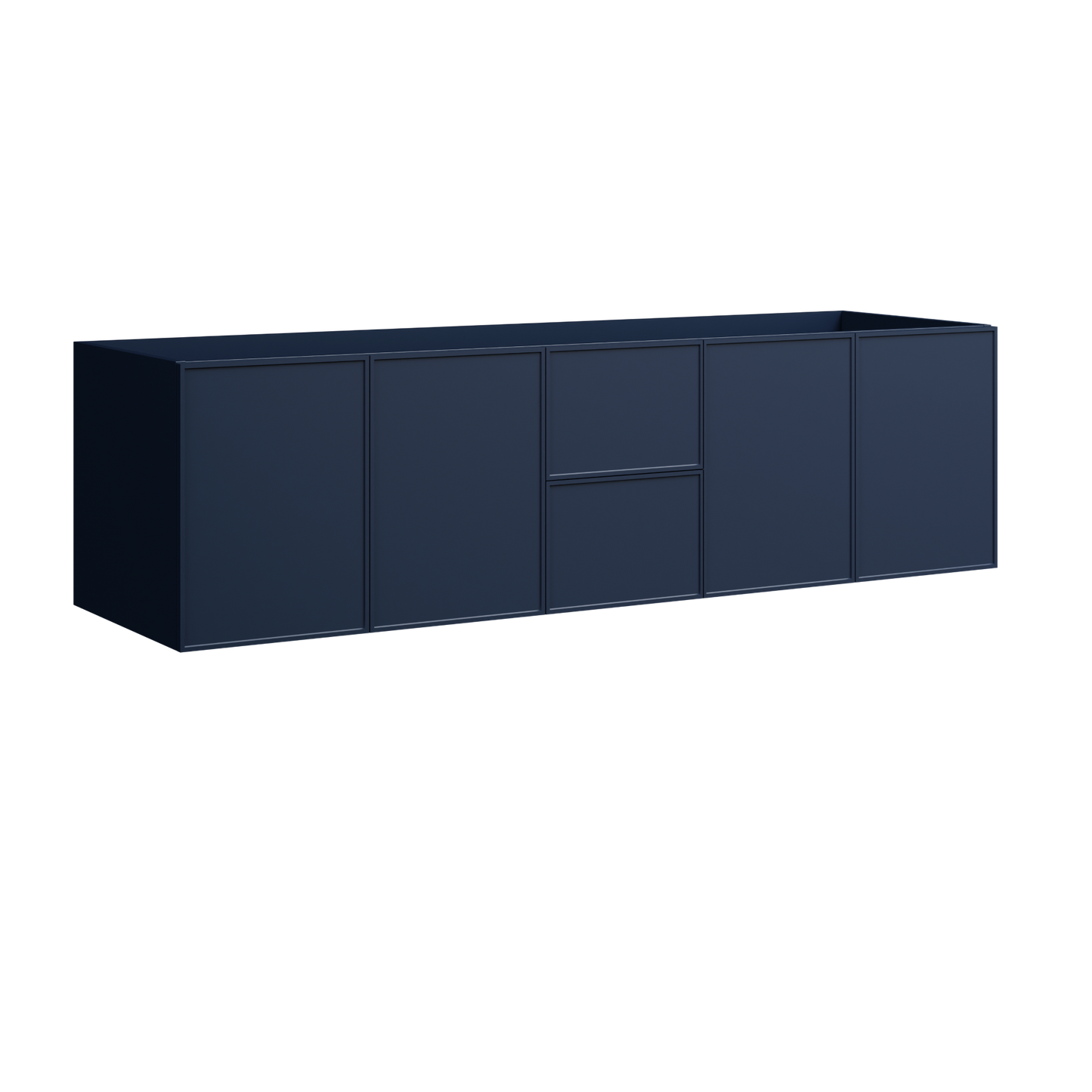 Natick Wall Mount Double Vanity 72 Inch