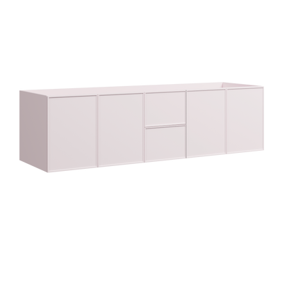 Natick Wall Mount Double Vanity 72 Inch