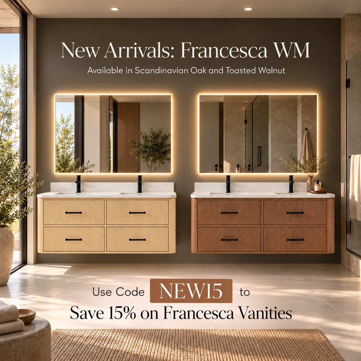 Shop the Francesca Vanity Collection