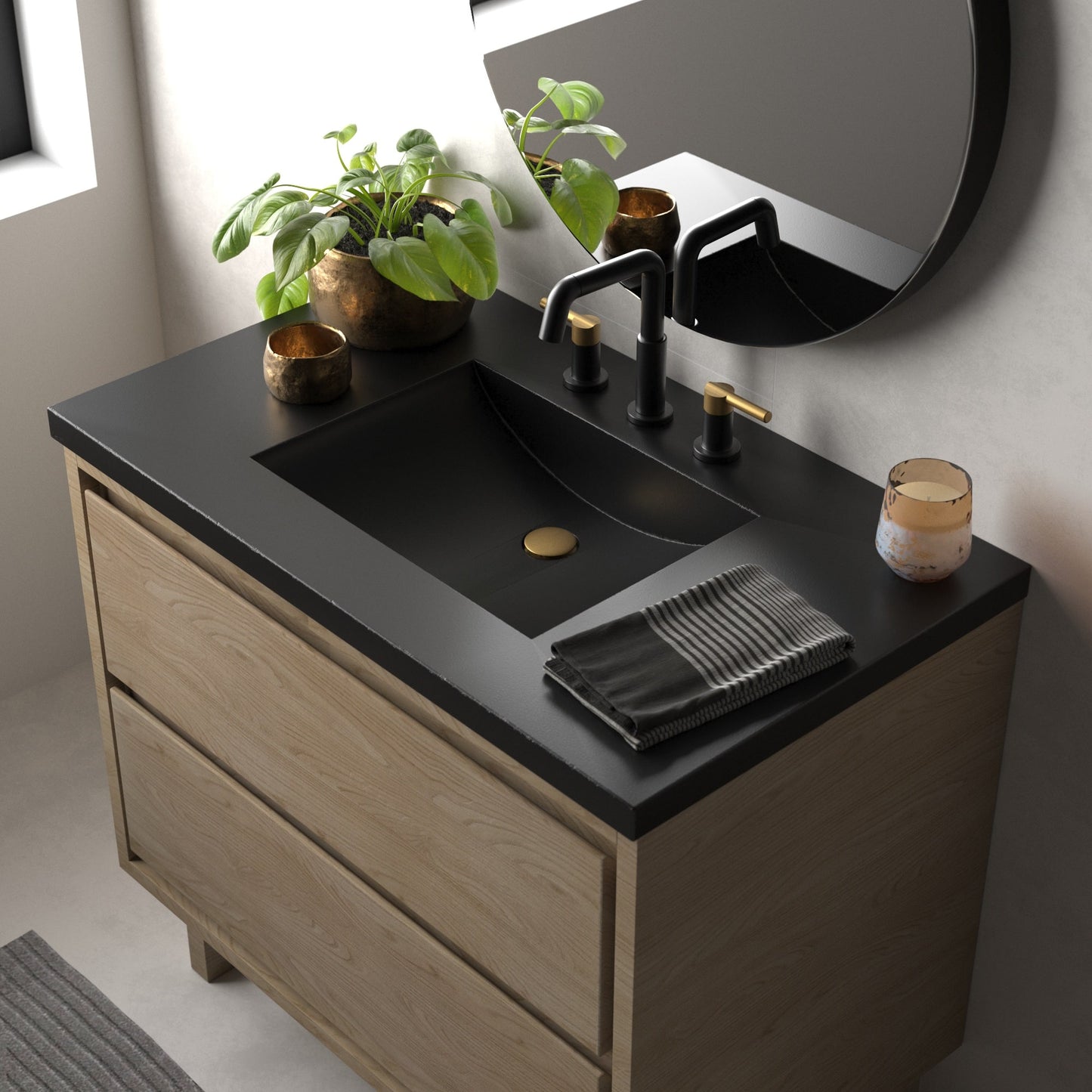 Palomar Vanity Top with Integral Sink