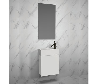 Petite 19" Wall Hung Vanity Cabinet