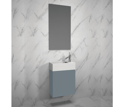 Petite 19" Wall Hung Vanity Cabinet