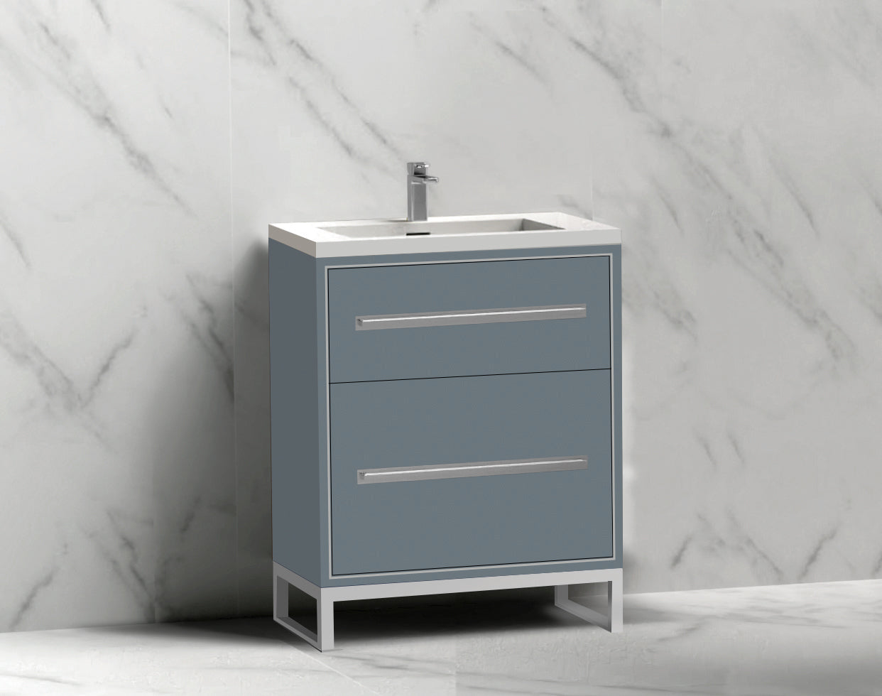 Pinnacle 24" Free Standing Vanity Cabinet with C-Base