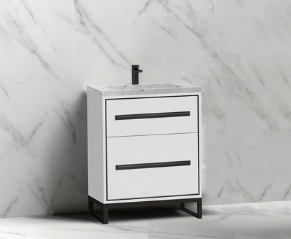 Pinnacle 24" Free Standing Vanity Cabinet with C-Base