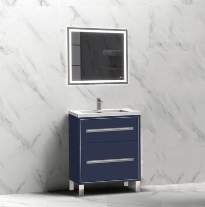 Pinnacle 24" Free Standing Vanity Cabinet with L-Feet