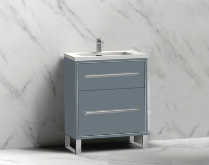 Pinnacle 24" Free Standing Vanity Cabinet with S-Feet