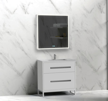 Pinnacle 30" Free Standing Vanity Cabinet with C-Base