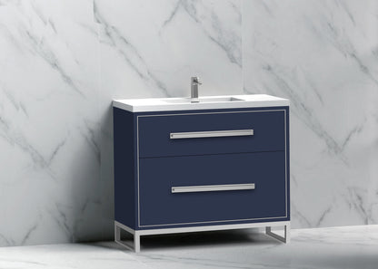 Pinnacle 36" Free Standing Vanity Cabinet with C-Base