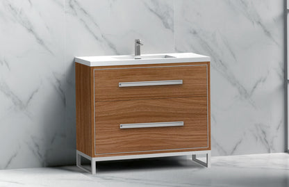 Pinnacle 36" Free Standing Vanity Cabinet with C-Base