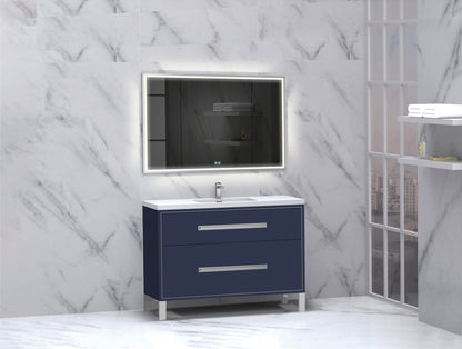 Pinnacle 48C" Free Standing Vanity Cabinet with L-Feet
