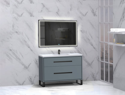 Pinnacle 48C" Free Standing Vanity Cabinet with S-Feet