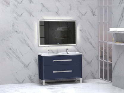 Pinnacle 48D" Free Standing Vanity Cabinet with L-Feet
