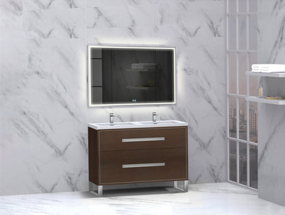Pinnacle 48D" Free Standing Vanity Cabinet with S-Feet