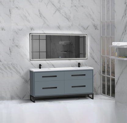 Pinnacle 72D" Free Standing Vanity Cabinet with C-Base