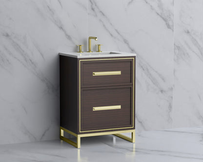 Profile 24" Free Standing Vanity Cabinet with Contempo Feet/Base