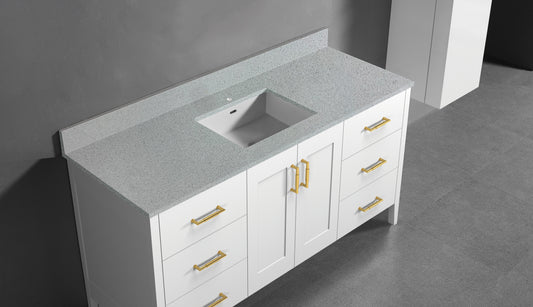 Madeli Quartzstone Countertop, 60" x 18" x 3/4"