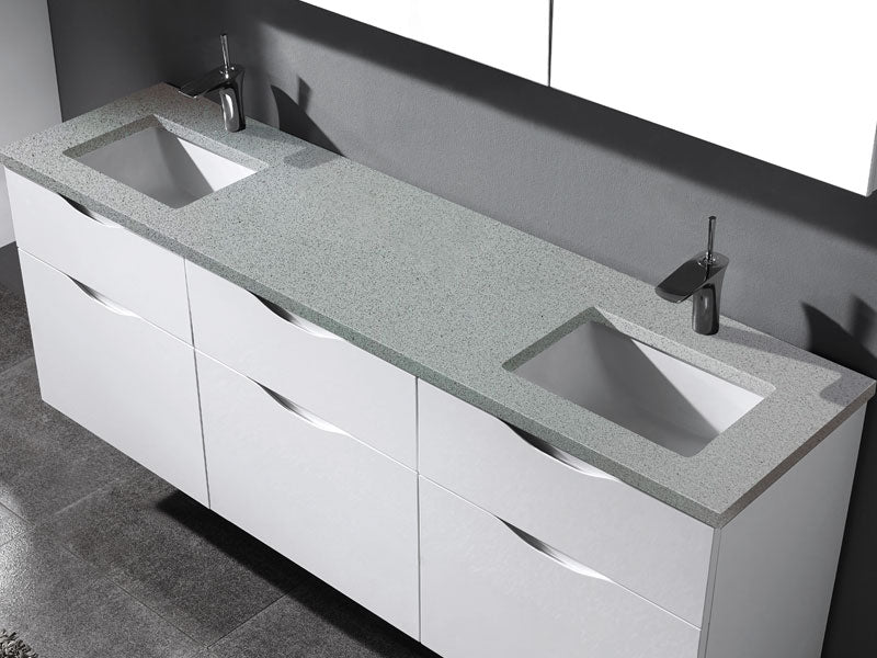 Madeli Quartzstone Countertop, 72" x 18" x 3/4"