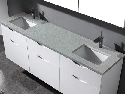 Madeli Quartzstone Countertop, 72" x 18" x 3/4"