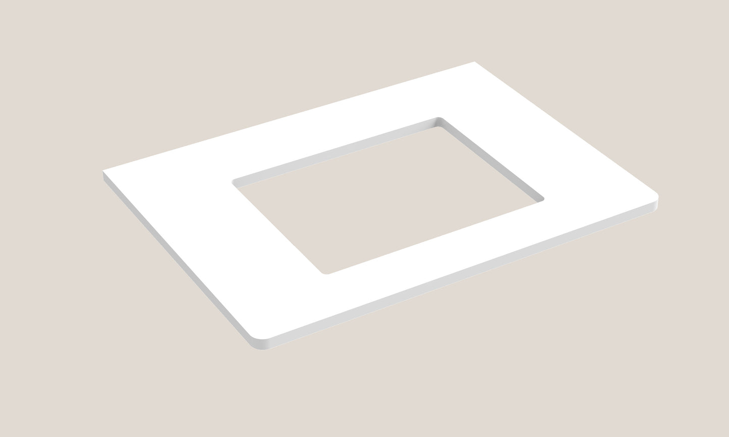 Quartzstone Countertop, 30" x 22" x 3/4"