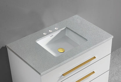 Quartzstone Countertop, 30" x 18" x 3/4"