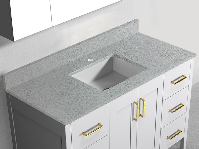 Madeli Quartzstone Countertop, 48" x 18" x 3/4"