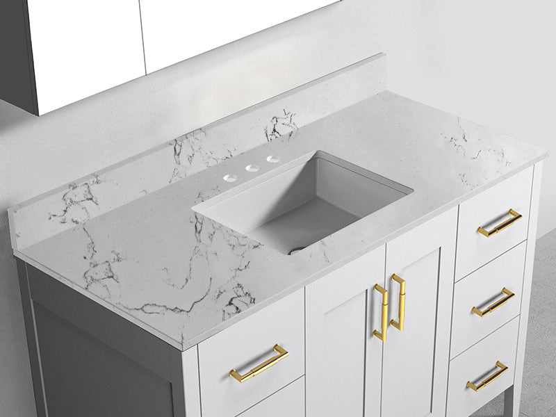 Quartzstone Countertop, 48" x 18" x 3/4"