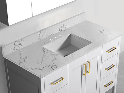 Quartzstone Countertop, 48" x 18" x 3/4"
