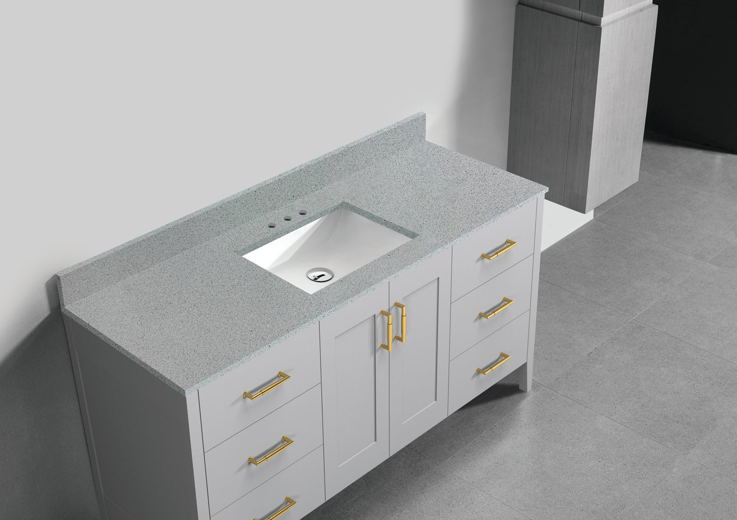 Quartzstone Countertop, 60" x 18" x 3/4"