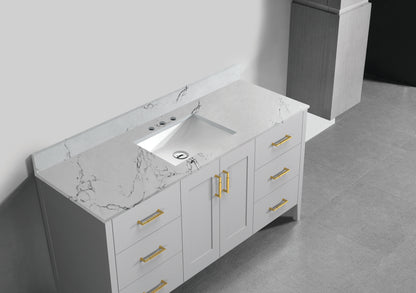 Quartzstone Countertop, 60" x 18" x 3/4"