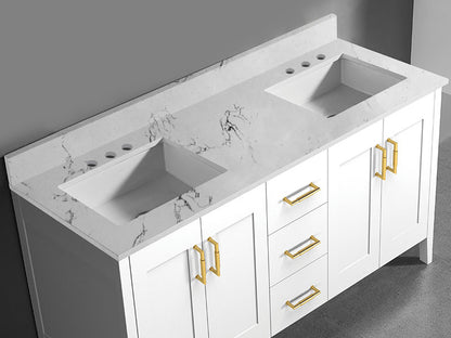 Quartzstone Countertop, 60" x 18" x 3/4"