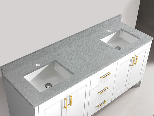 Madeli Quartzstone Countertop, 72" x 18" x 3/4"