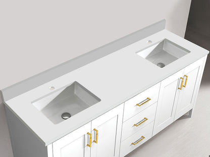 Quartzstone Countertop, 72" x 18" x 3/4"