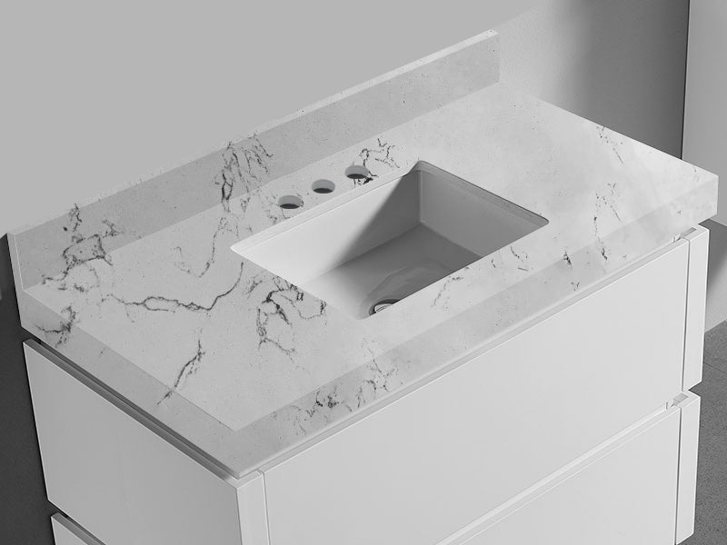 Quartzstone Countertop, 42" x 22" x 3"