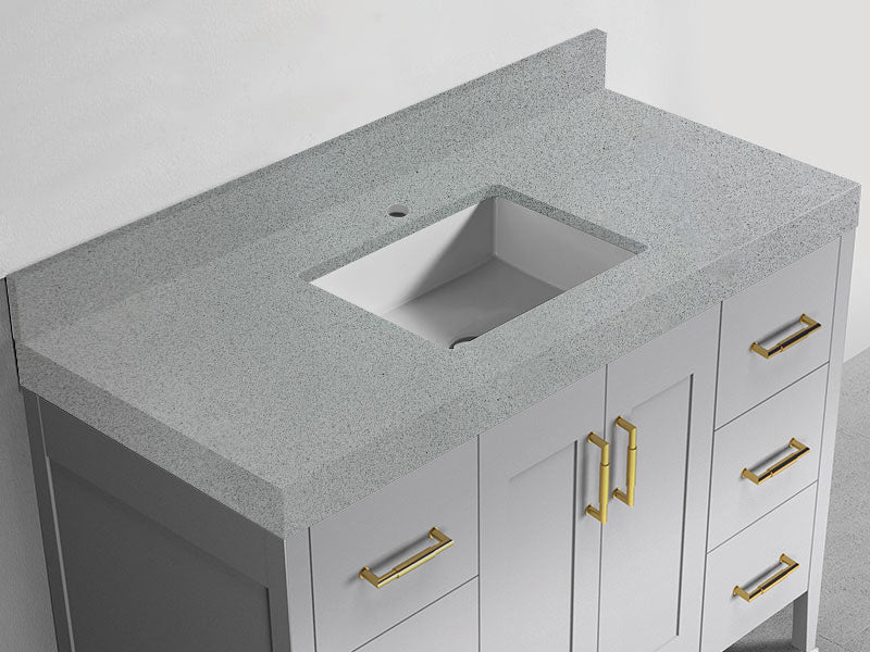 Madeli Quartzstone Countertop, 48" x 22" x 3"