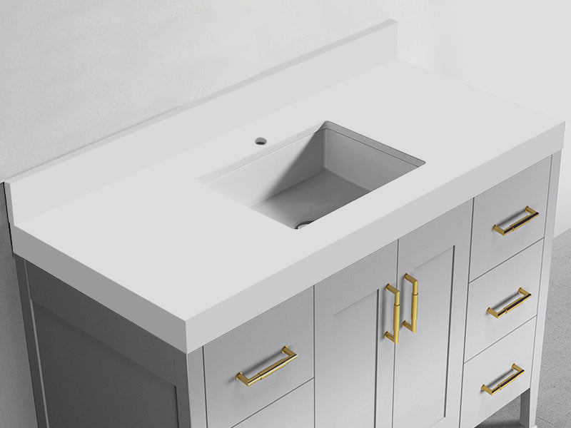 Quartzstone Countertop, 48" x 22" x 3"