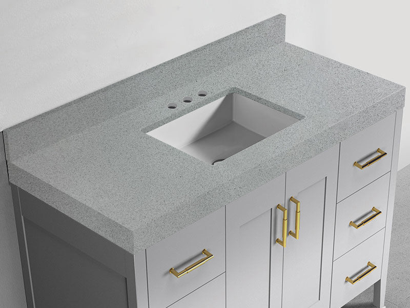 Quartzstone Countertop, 48" x 22" x 3"